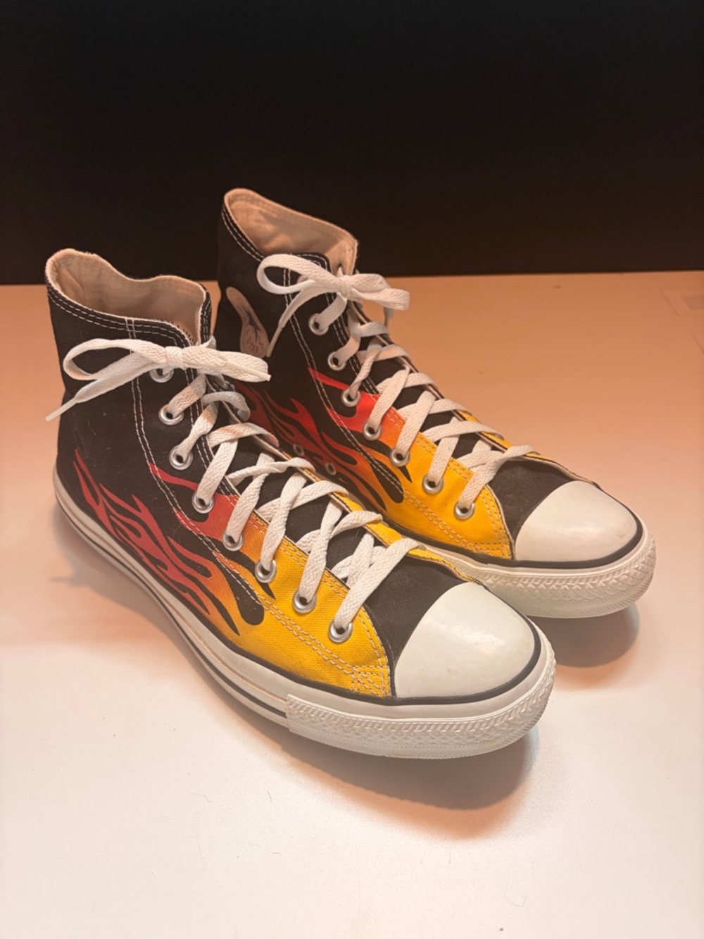 Converse All Stars Chuck Taylor flames high tops - Picture 3 of 10